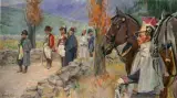 Wojciech Kossak, Przed szarżą w wąwozie Samossierry