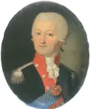 Johan Niederman, Portret Franciszka Bończa Miastkowskiego, olej, płótno