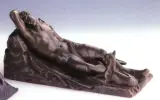 Leżąca Diana by Autor nierozpoznany, brąz patynowany, offered Mar 1997