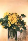 Leon Wyczółkowski, Kaczeńce, pastel, karton
