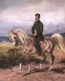 Juliusz Kossak, Portret konny Dunin-Borkowskiego