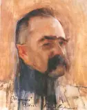 Konrad Krzyżanowski, Portret Marszałka Józefa Piłsudskiego, olej, płótno