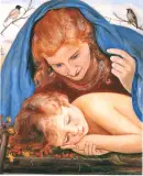 Madonna z Dzieciątkiem by Vlastimil Hofman, olej, sklejka, offered Oct 1996