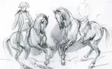 Piotr Michałowski, Napoleon na koniu . Koń z jeźdźcem