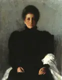 Józef Pankiewicz, Portret pani Oderfeldowej, olej, płótno