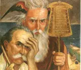 Autoportret tułaczy by Vlastimil Hofman, olej, płótno, sold Jun 1996
