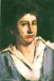 Konrad Krzyżanowski, Portret kobiety, olej, deska