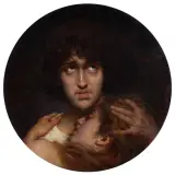 Ludwik Wiesiołowski, Francesca i Paolo, 1885, olej, płótno