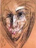 Portret Jana Leszczyńskiego by Stanisław Ignacy Witkiewicz, pastel, papier, sold Oct 1995