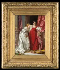 NOWY NABYTEK ok. 1880 by Władysław Bakałowicz, olej, deska, offered Oct 1995