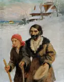 Na Gromniczną by Teodor Axentowicz, olej, płótno, offered Jun 1995