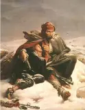Piotr Le Brun, W odwrocie spod Moskwy, olej, płótno