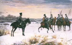 Jan Rosen, Ułani na patrolu, gwasz