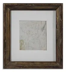 Giorgio de Chirico, STUDIO DI UN PARTICOLARE PER COSTUME SETTECENTESCO (INIZIO ANNI '50)