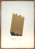 Cesare Tacchi, SEGMENTO DI CORNICE MODULARE. STUDIO N.1