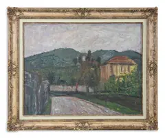 PAESAGGIO CON CASA (c.1950) by Arturo Tosi, sold Sep 2026