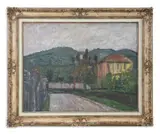 Arturo Tosi, PAESAGGIO CON CASA (c.1950)