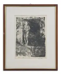 ANNA SI ALLACCIA AL BUSTO by Luigi Bartolini, print (other), sold Apr 2026