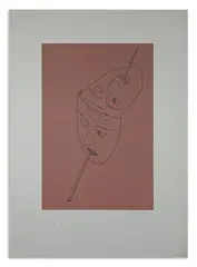 Man Ray, DA LES SIX MASQUES VOYANTS, print (other)