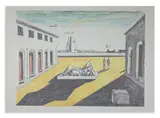 Giorgio de Chirico, PIAZZA D'ITALIA, print (other)