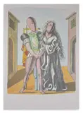 Giorgio de Chirico, ETTORE E ANDROMACA II, print (other)