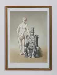 IL RIPOSO DELL'ARCHEOLOGO (SECONDA VERSIONE) by Giorgio de Chirico, print (other), sold Apr 2026