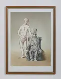 Giorgio de Chirico, IL RIPOSO DELL'ARCHEOLOGO (SECONDA VERSIONE), print (other)