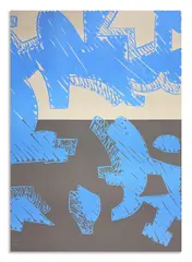 Carla Accardi, SENZA TITOLO (BLU), print (other)