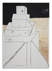 Ettore Sottsass, LA TORRE DI BABELE, print (other)