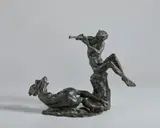 Augusto Murer, IL FAUNO E LA NINFA, sculpture