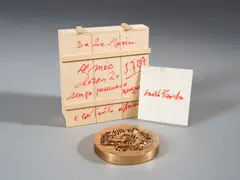 FERMACARTE PER GRUPPO EDITORIALE RUSCONI by Arnaldo Pomodoro, sculpture, sold Apr 2026