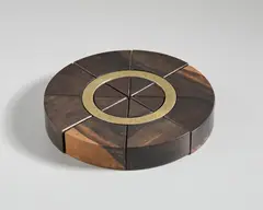 FERRO E LEGNO (ANDARE CONTRO TEMPO VENTO VOGLIA) by Alighiero Boetti, sculpture, sold Apr 2026