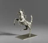 Helidon Xhixha, CAVALLINO RAMPANTE, sculpture