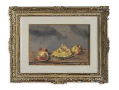 Filippo de Pisis, NATURA MORTA CON FRUTTA