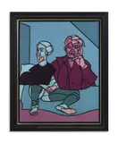 Valerio Adami, BAGNI PUBBLICI (VESTIBOLO)