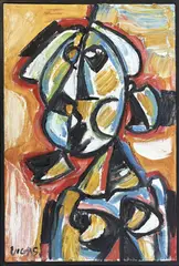 Oswaldo Vigas, UNTITLED (BUSTOS V SERIE)