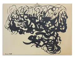 Carla Accardi, DISEGNO A PENNELLO