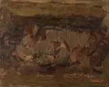Ennio Morlotti, STUDIO DI FIGURE (NUDI)