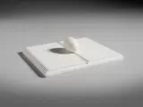 Mirella Bentivoglio, LIBRO CON UOVO, sculpture