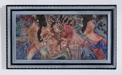 CORPO CELESTE DUE by Lucio Del Pezzo, sold Feb 2026