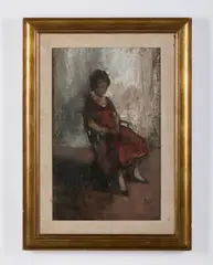 Alberto Sughi, RAGAZZA SEDUTA