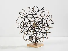 Gianfranco Meggiato, *DISCO APERTO CON SFERA, 2011/2013, sculpture