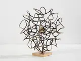 Gianfranco Meggiato, *DISCO APERTO CON SFERA, 2011/2013, sculpture