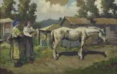 Alessio Issupoff, Contadine con cavallo