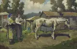 Alessio Issupoff, Contadine con cavallo