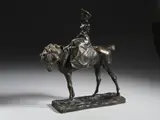 Amazzone - Figura equestre di Miss Ada Nathan Berra by Da un modello di Paul Troubetzkoy, sculpture, sold Jul 2026