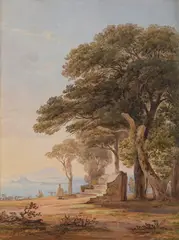 Ercole Gigante, Paesaggio con figure