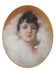 Ritratto di gentildonna con orecchino di perla by Gaetano Esposito, sold Jun 2026