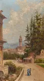 Antonietta Brandeis, Veduta di Firenze dal Giardino di Boboli