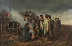 Etienne Hersent, Scena delle guerre rivoluzionarie francesi